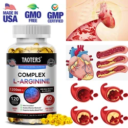 L-Arginine Nitric Oxide Supplement Helps Build Muscle and Supports Blood Flow, Circulation, Nutrient Delivery and Pumping