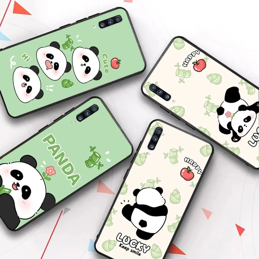 

Anime Cute Panda Phone Case For Samsung A 10 11 12 13 20 21 22 30 31 32 40 51 52 53 70 71 72 73 91 13 shell