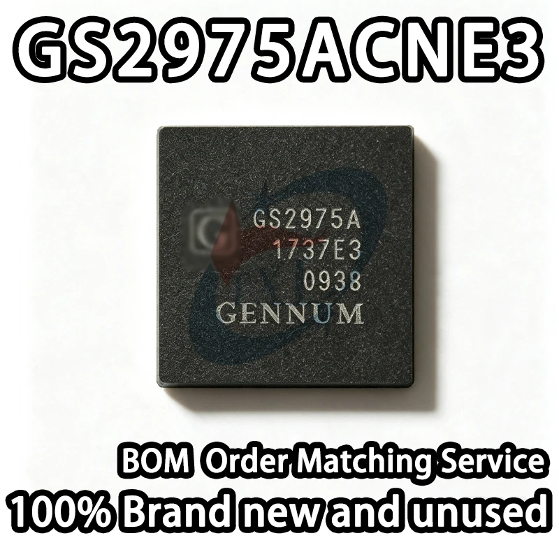 100%Brand New GS2975A GS2975ACNE3 64-VFQFN HD-LINX® III Multi-Rate SDI Automatic Clock Retimer Chip