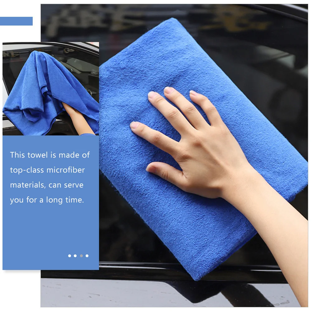 

6Pcs Microfiber Car Drying Towels High Absorption Reusable Washing Cloths for Auto Home Furniture Car Drying Towel