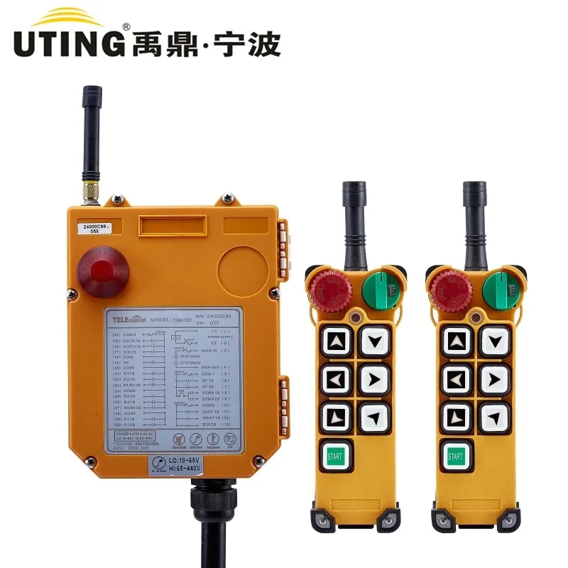 

Telecontrol F24-6S magic remote control universal industrial wireless nice control for crane AC/DC 2transmitter and 1receiver