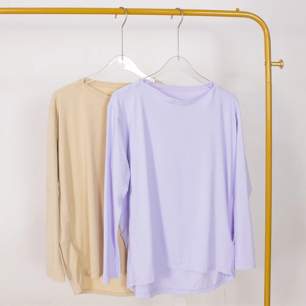 Ultra-thin Sun Protection Clothing Casual Sports Outdoor Sun Protection Running UV Protection Yoga Long Sleeve