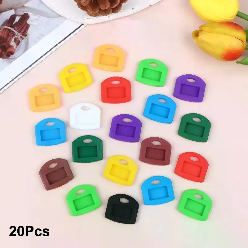 Silicone Key Covers  Colorful Flexible Durable Identifier Tags for Sorting and Identifying Multiple Keys