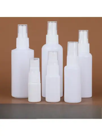 20/50/100pcs 10/20/30/50/100ml White Spray Bottle Light Proof Small  Alcohol Disinfectant Subpackage Spray Bottles Wholesale