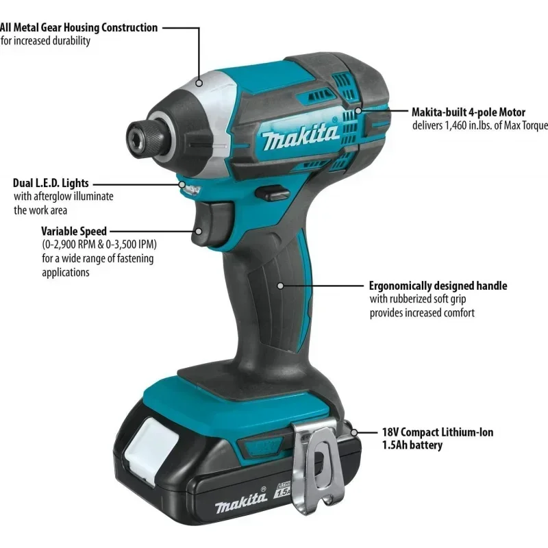 Qwct225syx 18v LXT®Lithium-Ion Compact Cordless 2-pc. Combo Kits (1.5ah)