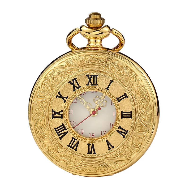 Montre de Poche à Quartz Vintage pour Homme, Petit Modèle Antique, Boîtier Rond, Pendentif, Collier, Horloge Exquise, Cadeaux, Nouveau Style