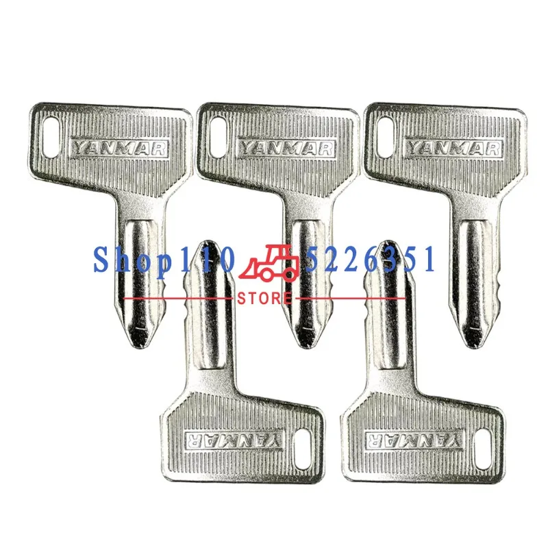 1/5/10 Pieces 301 for Yanmar VIO15  VIO15-2 VIO17 Excavator Ignition Key Engineering Vehicle Accessory