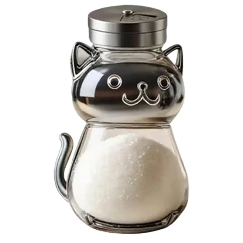 WORTHOWN-Cute Animal Salt Shaker With Lid-For Home Kitchen And BBQ Compatible For Home Kitchen And BBQ Perfect Seasoning Contain