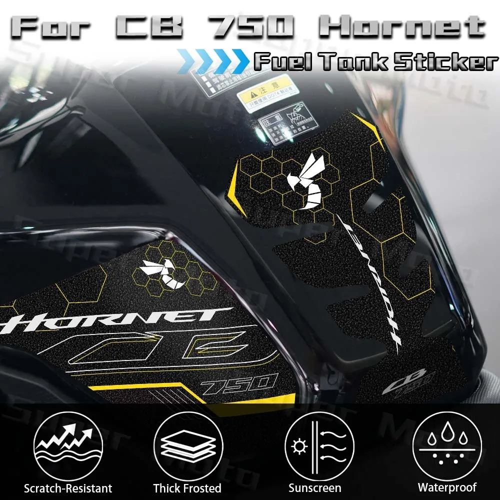 Motorcycle Tank Pad Protect Sticker Knee Grip Side Decor Decal Waterproof Refit Accessories For CB750 cb 750 Hornet 750 2023-26