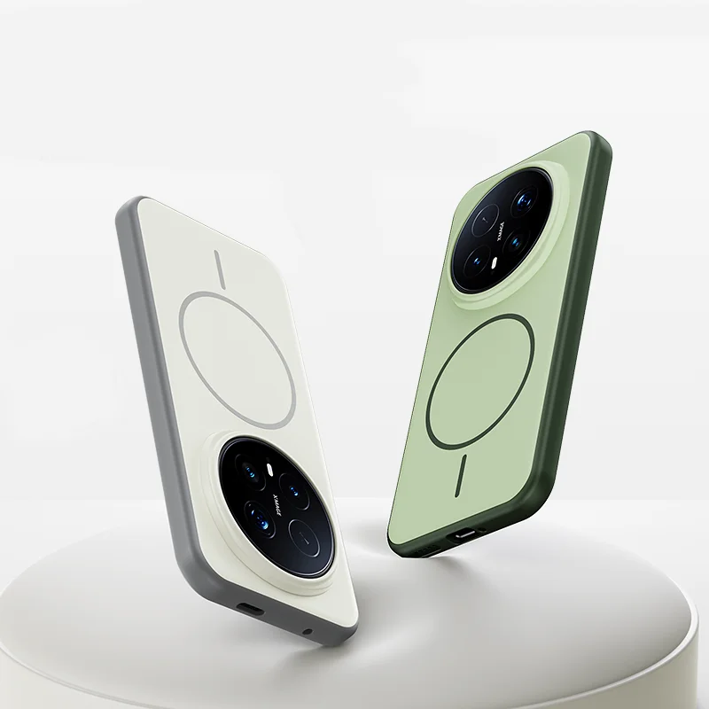 Casing For Honor Magic 8 Pro 8 Magnetik Dua Warna Matte PC + TPU Sensasi Kulit dengan Tombol Logam untuk Magic8 Pro