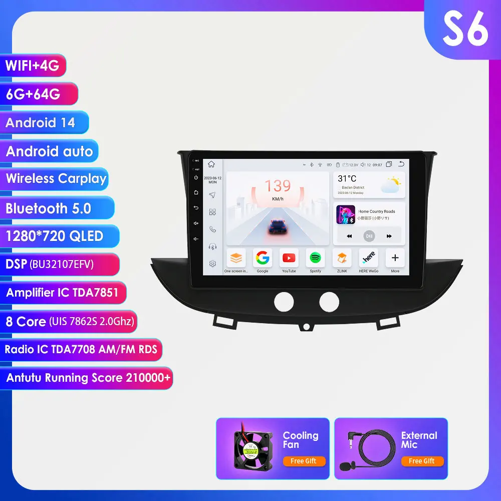 9"7862 Draadloze Carplay Android Auto Radio voor Opel GRANDLAND X CROSSLAND X 2016 2017 2018 2019 2020 Multimedia Speler 2DIN 360 Camera Autoradio DSP RDS Head Unit 4G Wifi BT Scherm