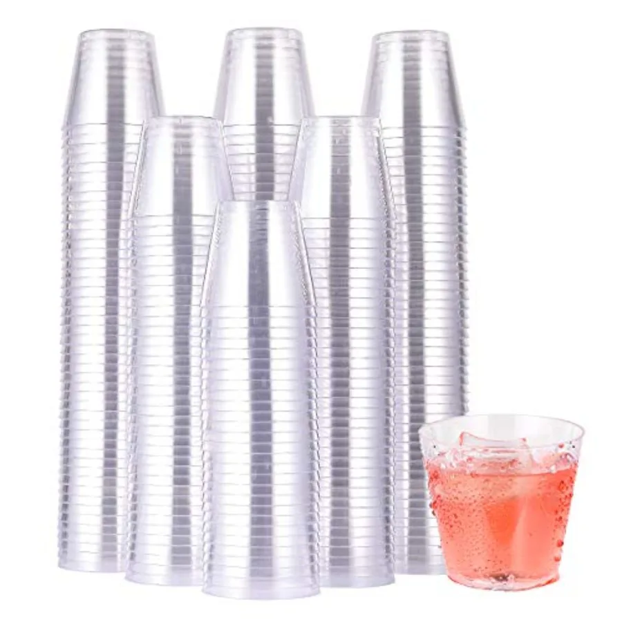 

1000 Pack Plastic Shot Glasses, 1 oz Disposable Cups 1 oz Tasting Cups Ideal for Whiskey, Wine Tasting, Food Samples