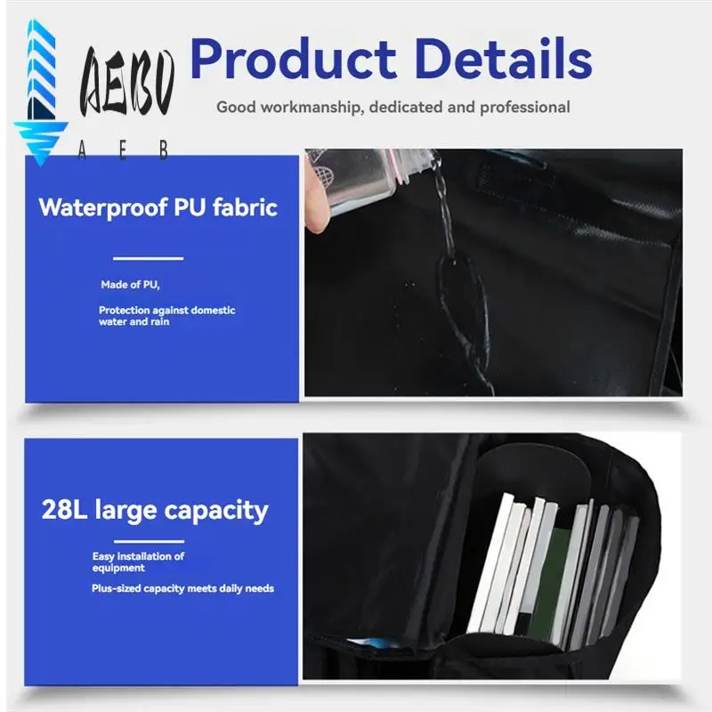 

AEB0-28L Bike Trunk Bag Bicycle Rear Seat Carrier Bag Rack Trunk Bags Bike Pannier Bicycle Traveling Bag