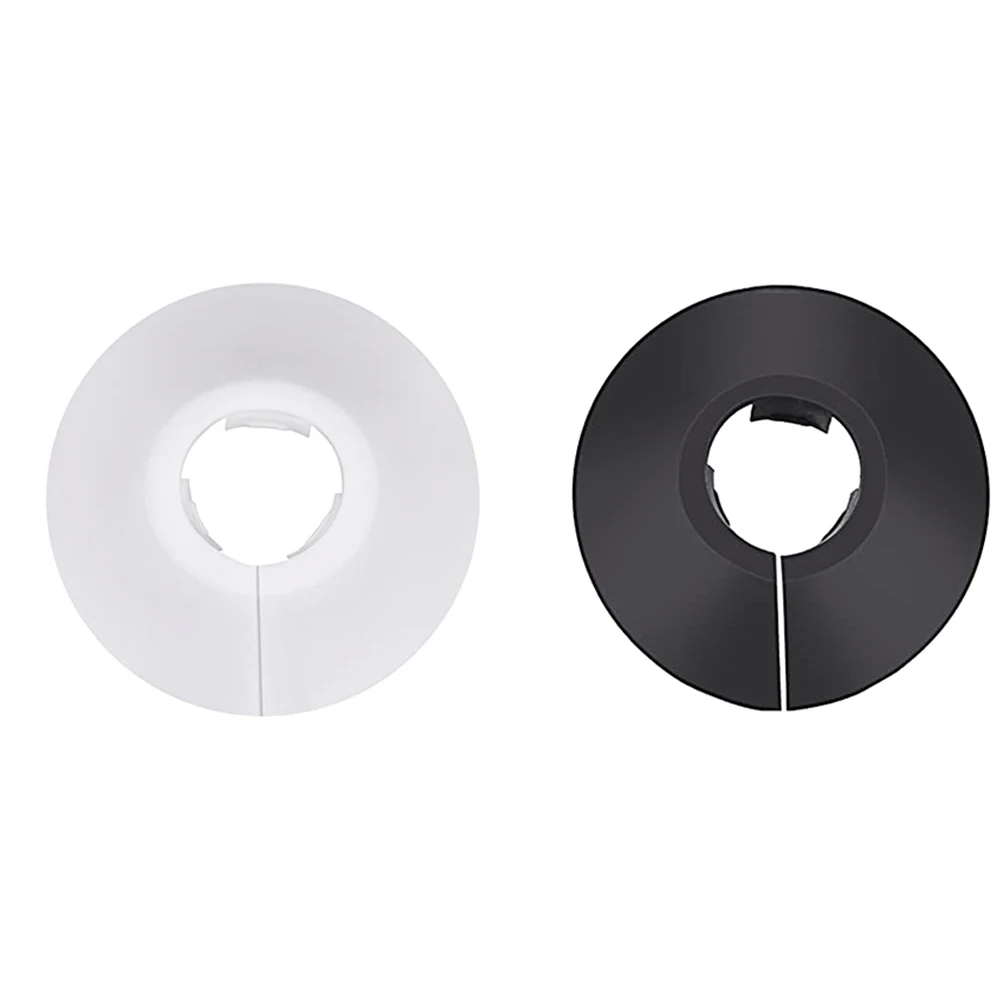 PVC 라디에이터 파이프 커버 수도꼭지 커버 1 개, 45mm, 방수, 화이트, 블랙, 완벽한 교체품
