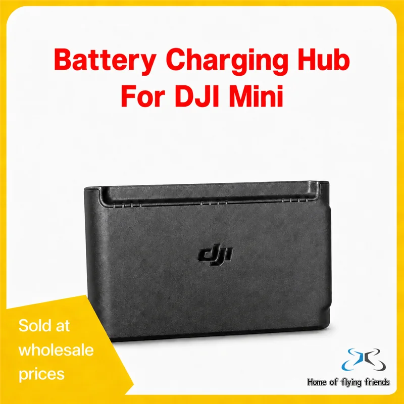 Battery Charging Hub for DJI Mavic Mini, Two Way Charging Hub with USB C In and USB A Out, Charge 2 Batteries, Power Bank