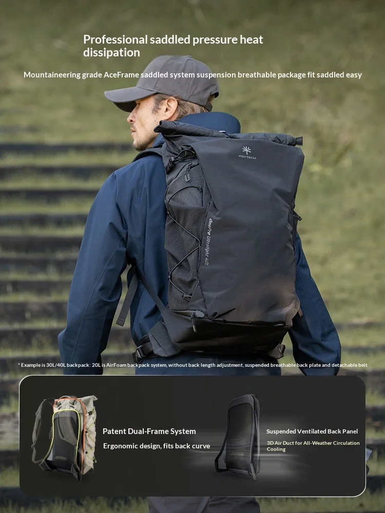 PGYTECH OnePro Ultralight 20L/30L/40L Camera Backpack Expandable Camera Bag for Photographers Outdoor Travel with Rain Cover