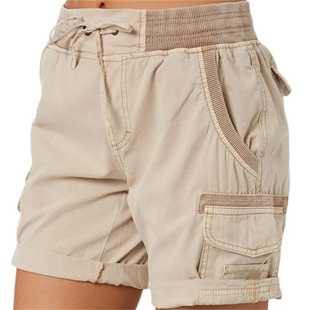 Dames Cargo Shorts Zomer Multi Pockets Snelle Droge Shorts Wandelen Reizen Golf Vissen Tactische Stretch Lichtgewicht Dames Shorts