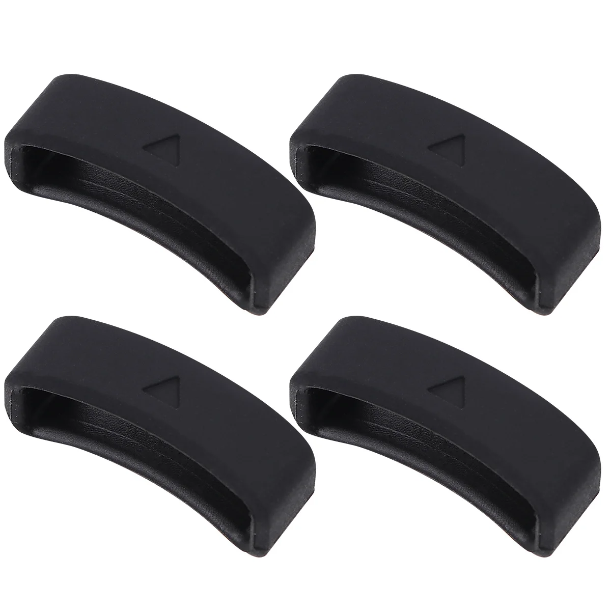 

4pcs Silicone Watch Band Strap 22Mm Inner Diameter Replacement For 235 Bands Holder For Watches Watch Strap Keeper