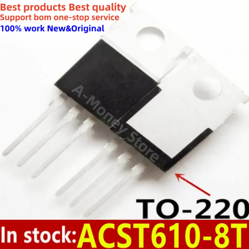 

(5pcs)ACST610 ACST610-8T TO-220