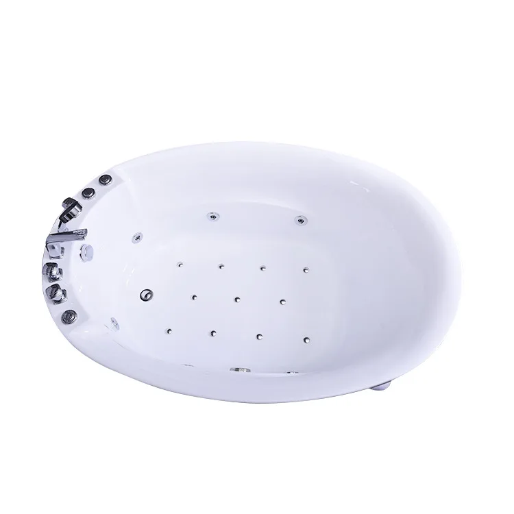 Bath Embedded Oval Surf Massage Acrylic Sanitary Ware YG712
