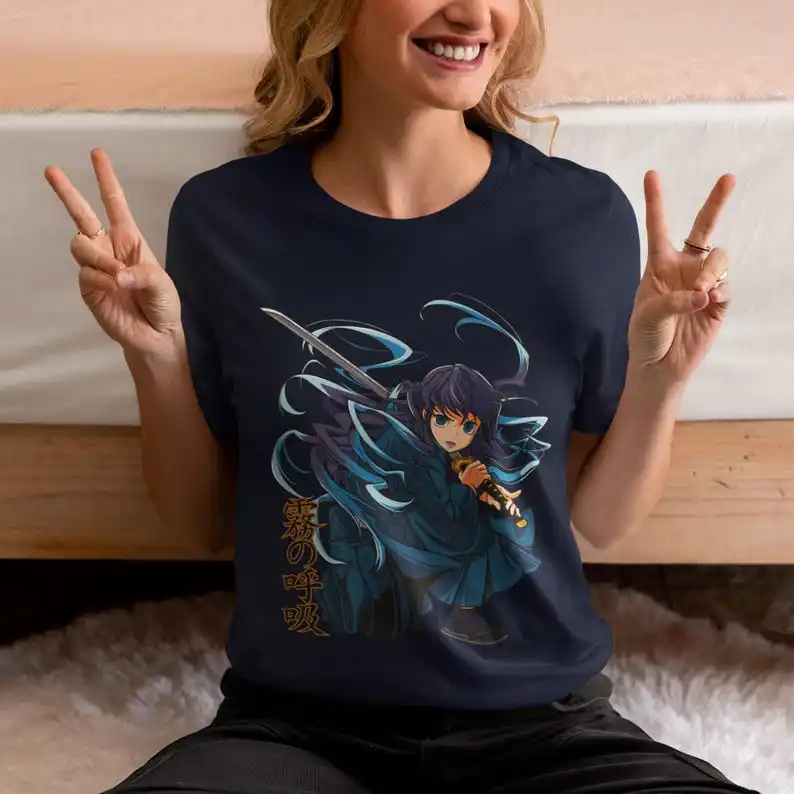 Epic Fighter Unisex T-shirt - Manga Japanese Art Design, Anime Era Fantasy Style Clothing, Sword Aesthetic Gift for Anime Lovers