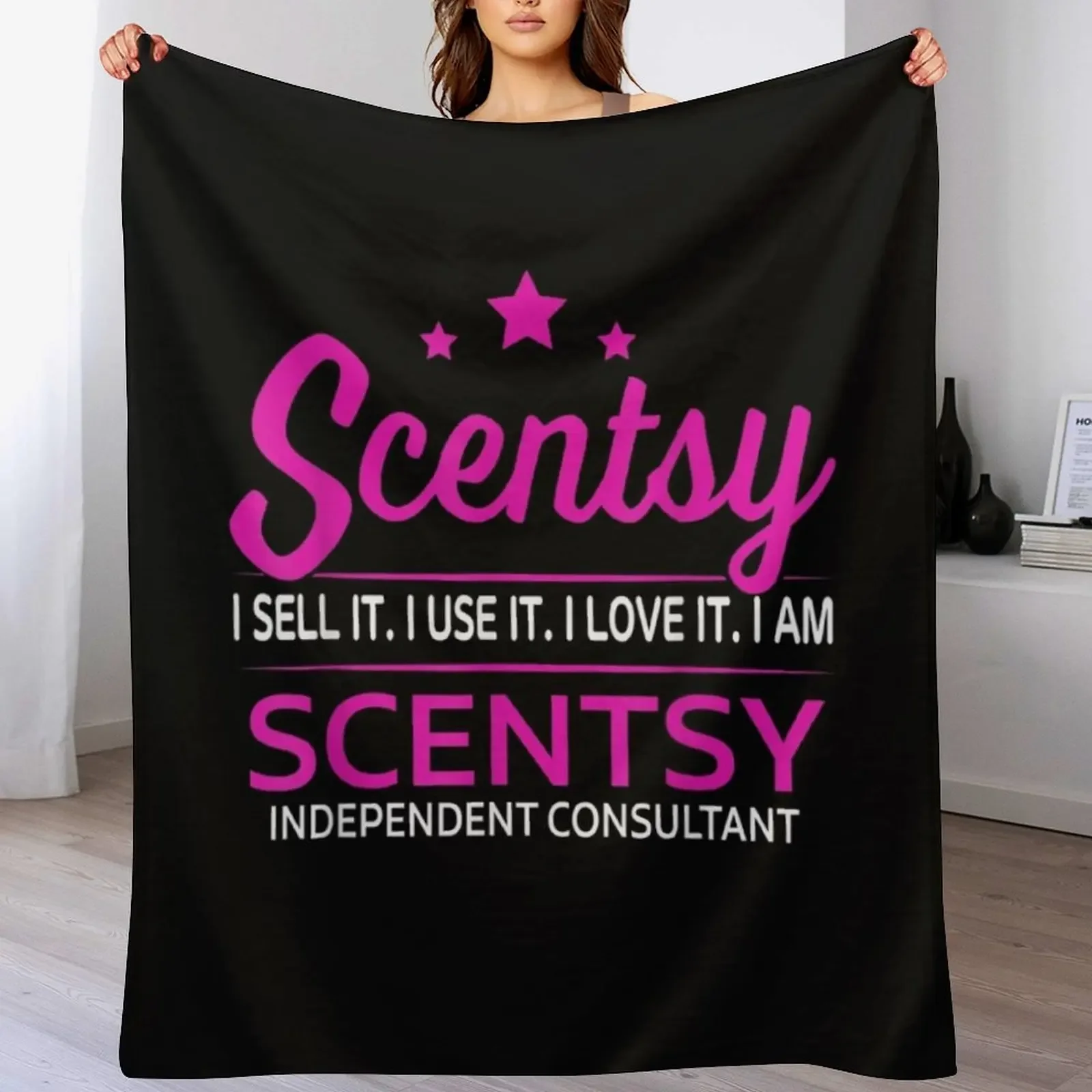 

Scentsy I undefined It I Use It I Love It Am Scentsy Throw Blanket Beach For Sofa Thin Stuffeds Soft Blankets