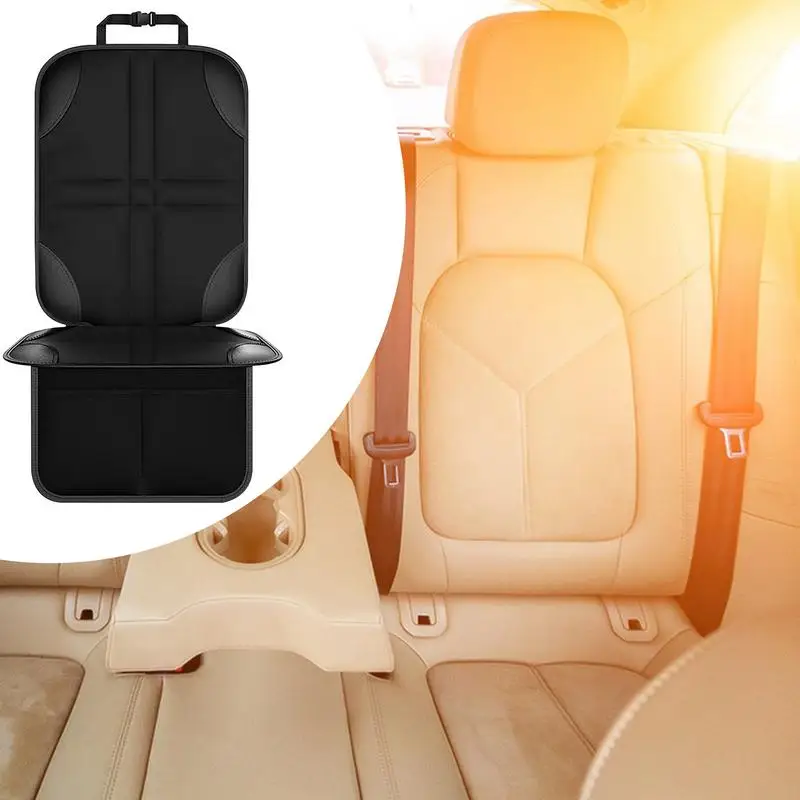Carseat Seat Protectors Black Seat Cover For Carseat Protection Protective Underlay Easy To Clean Automotive Parts For Textile