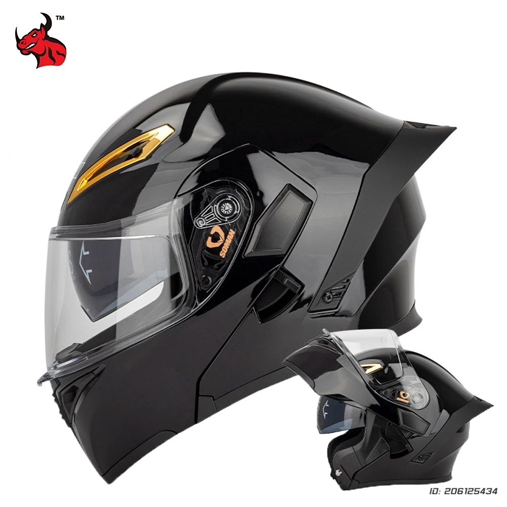 

DOT Motorcycle Helmet Full Face Capacete Motocross Racing Helmet Flip Up Open Face Capacete Modular Helmets Safety Protective