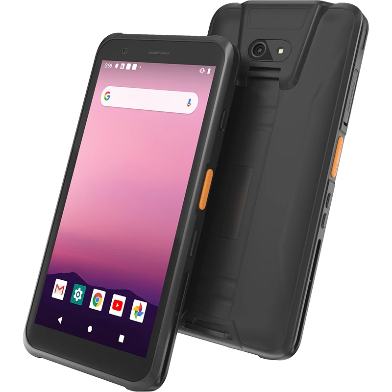 Dispositivo industrial inalámbrico del lector Rfid del escáner del código de barras del PDA Android 10 1D 2D QR resistente