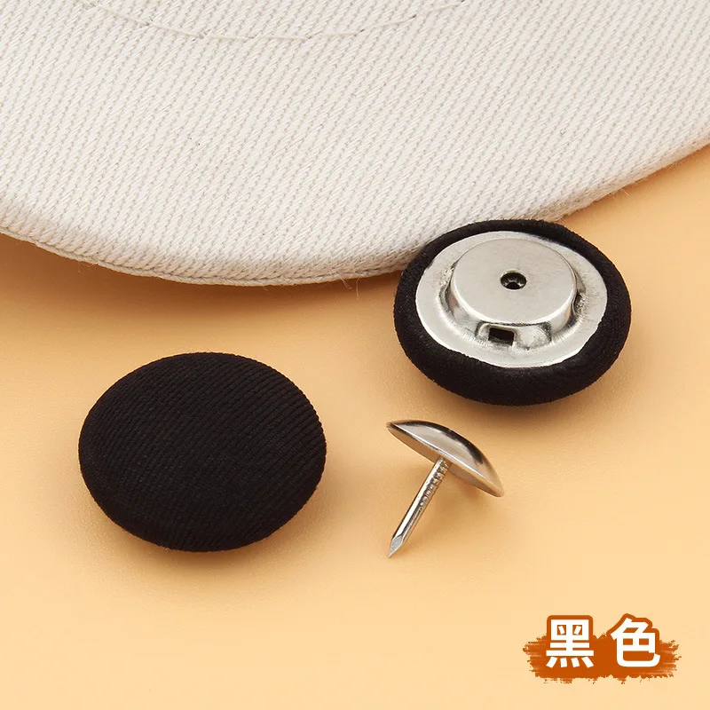 Free sewing hat hat top wrapping cloth button round nail button press button repair duck tongue cap baseball sun hat decorative
