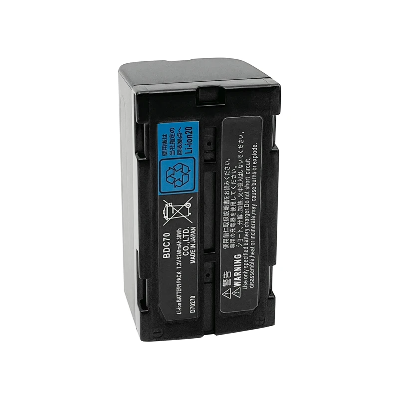 Bateria bdc70 para cx/RX-350 os/es para estação total superior 7.2v 5240mah bateria recarregável de íon-lítio