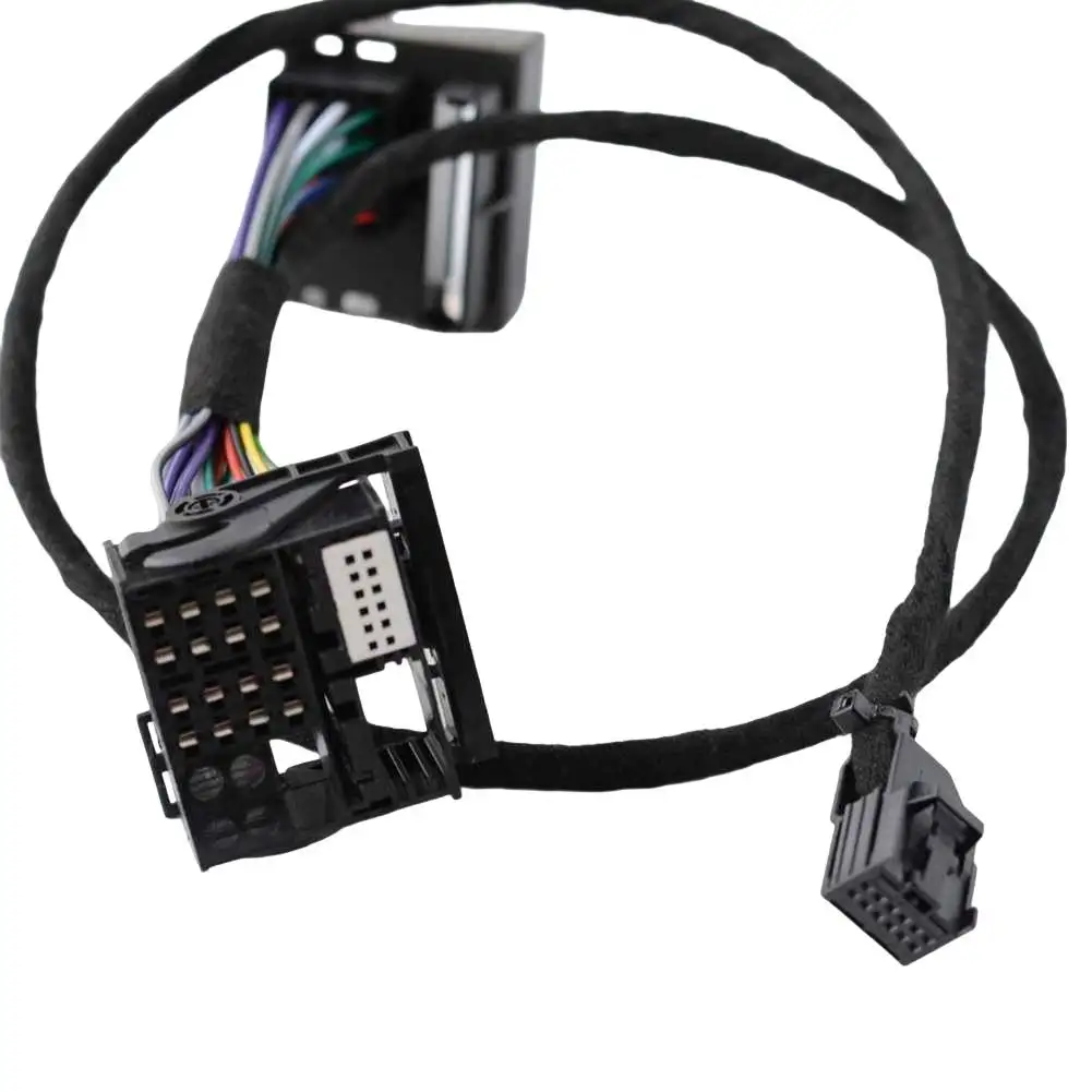 For Golf 5/6/Polo/Passat Jetta/Tiguan Touran/Skoda Android Car Radio Multimedia Power Cable Wire Harness
