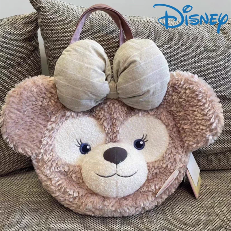 Disney Duffy Bear Shelliemay Anime Plush Large Capacity Cartoon Shoulder Bag Leisure Portable Plushies Kawaii Handbag Girls Gif