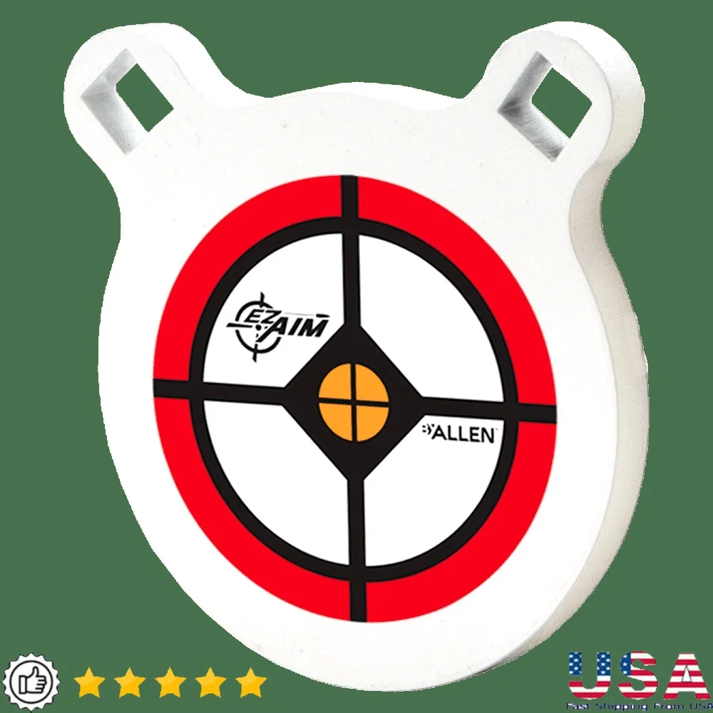 4 Inch Steel Gong Shooting Target AR500 Durable Metal Centerfire Handgun Visual Feedback Custom Shooting Gallery 200 Yards