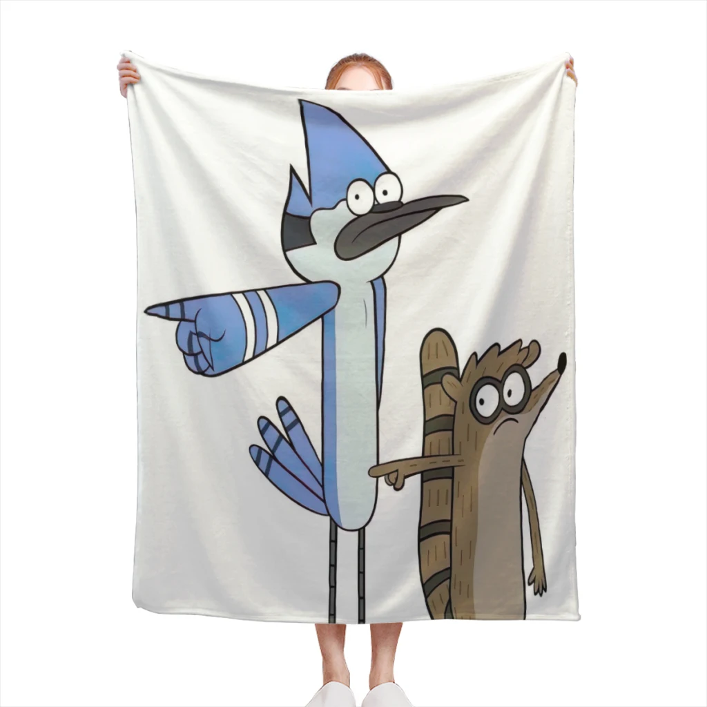 

R-Regular Cartoon Medium Blanket Comforter Flannel Soft throw Blankets Warm Home and Decoration