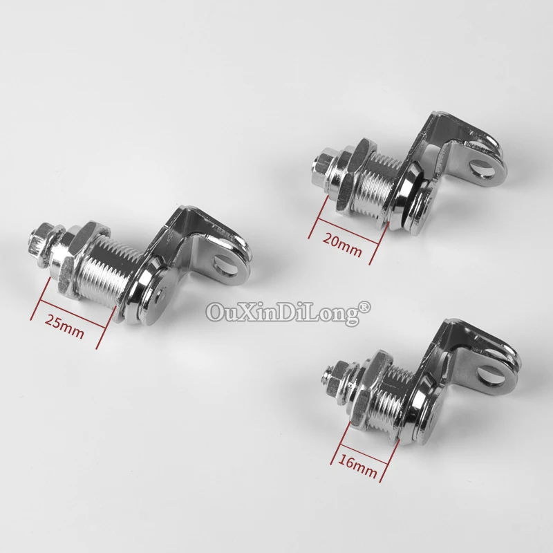 Courier 100PCS/LOT Zinc Alloy Cam Locks Padlock File Cabinet Toolbox Mailbox Locks Desk Drawer Cupboard Locker w Lock Tongue