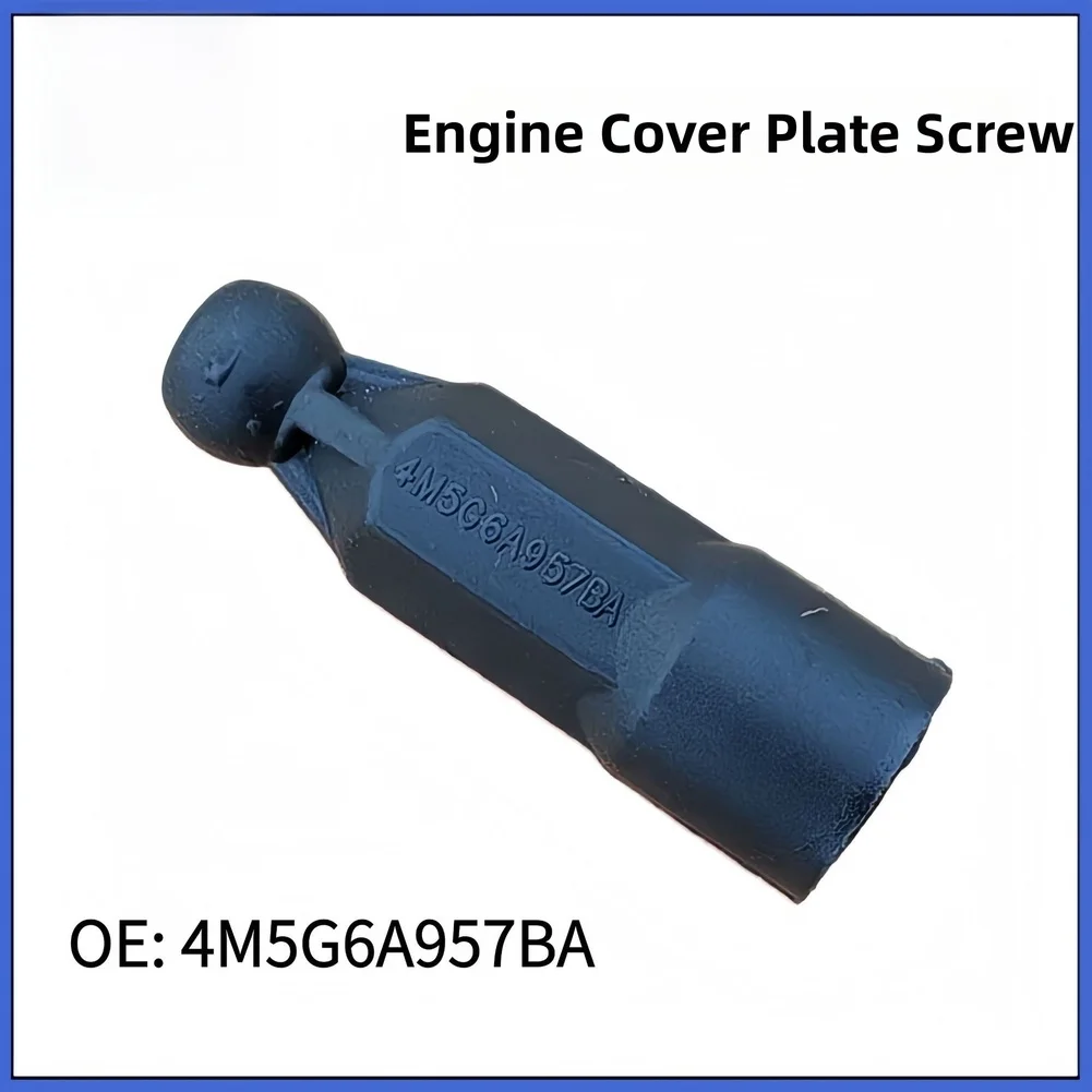 For Ford For Focus For Escort 2.0L Engine Upper Skid Plate Mounting Screws Plastic Black 8x3x3cm M6 4M5G6A957BA
