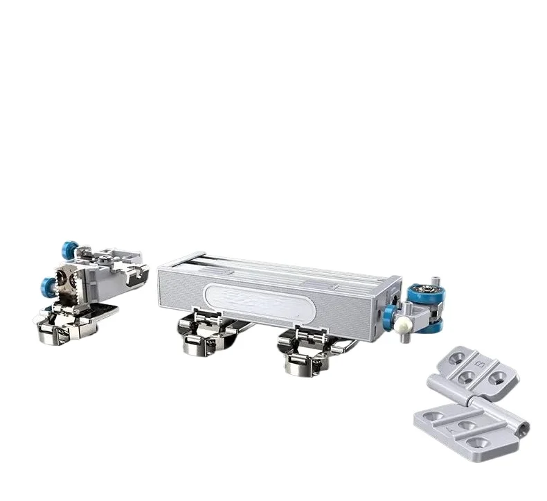 

Automatic Folding Door Parts Press up and down to Open Door-Sliding Hanging Wheel Cabinet Wardrobe Hidden