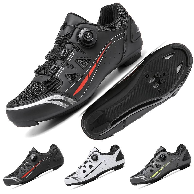 

2024MTB Cycling shoes Men's mountain shoes Racing road Cycling sneakers Clear dirt speed route cycling Spd shoes