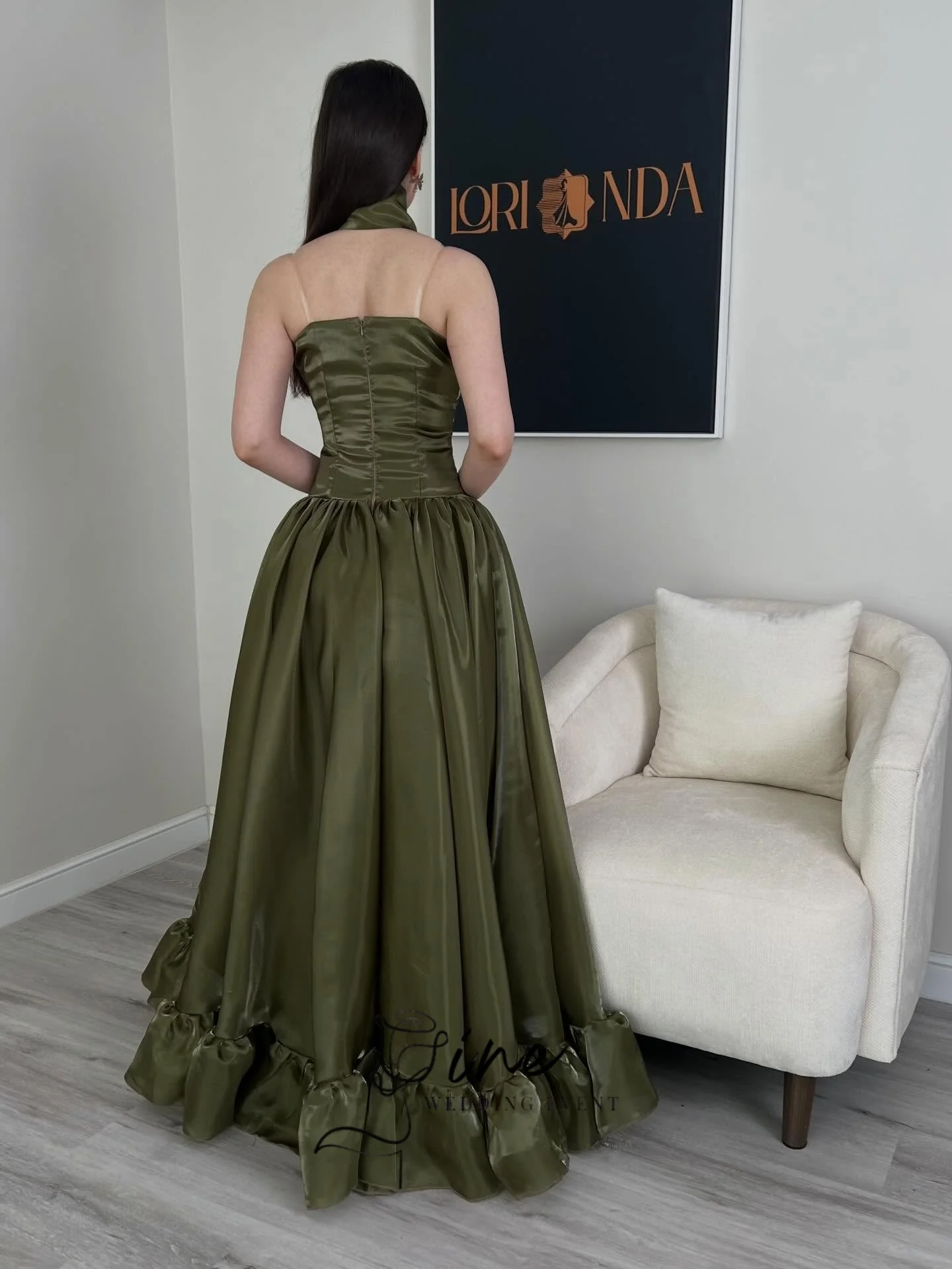 Vestidos de Noche Elegantes con Cuello Halter, Vestidos de Fiesta para Mujer, Vestidos de Graduación Personalizados sin Mangas, Vestido de Noche 2027