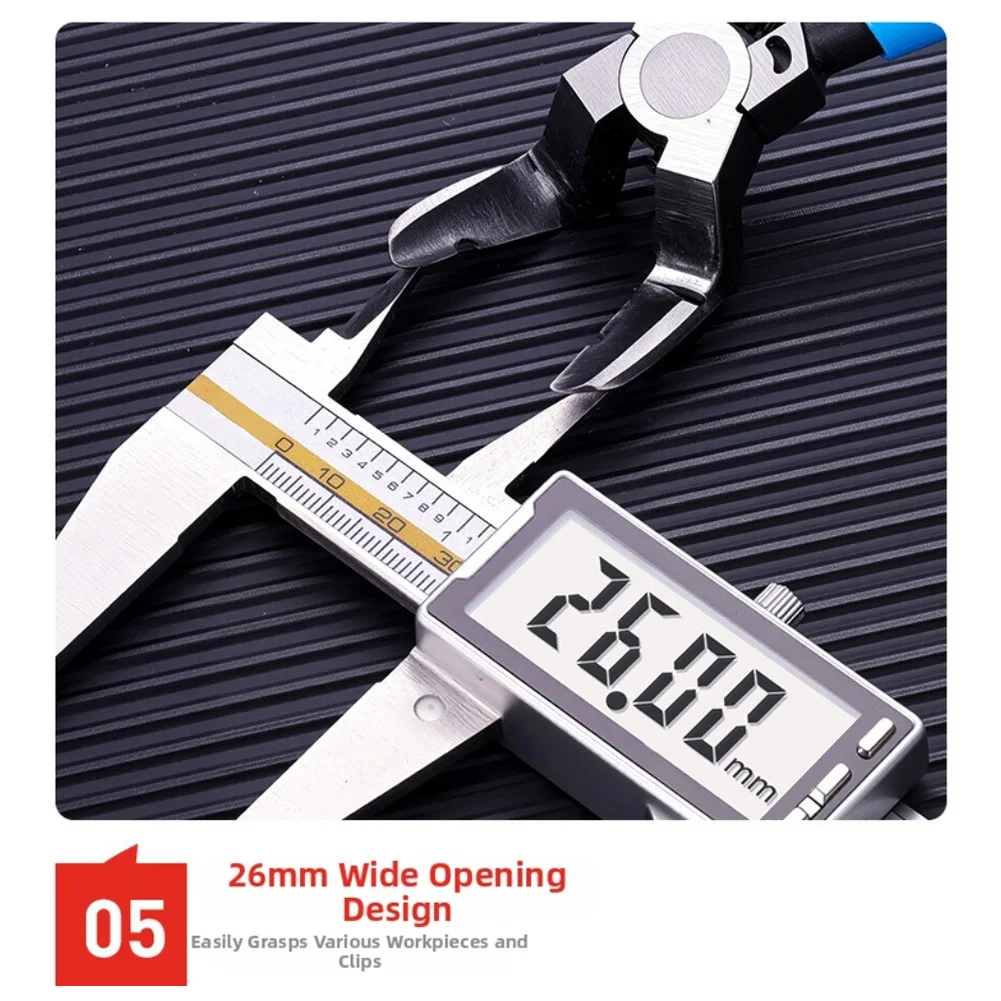 Car Rivet Fastener Clip Removal Diagonal Pliers Buckle Trim Cutter Puller Tool 175mm Steel for Auto Maintenance