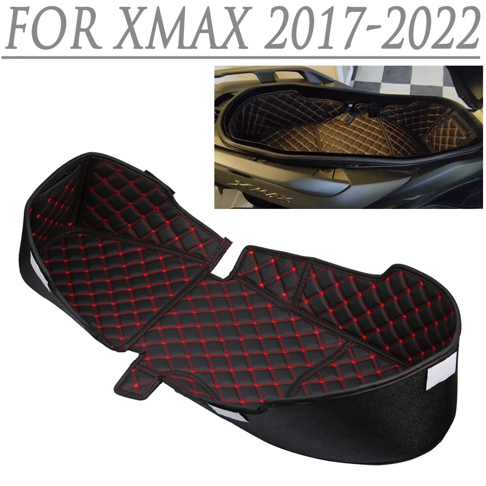 Motorcycle Rear Trunk Protector Liner Compartment Pad For Yamaha XMAX 250 X MAX 125 300 400 XMAX250 XMAX300 Seat Storage Box Mat