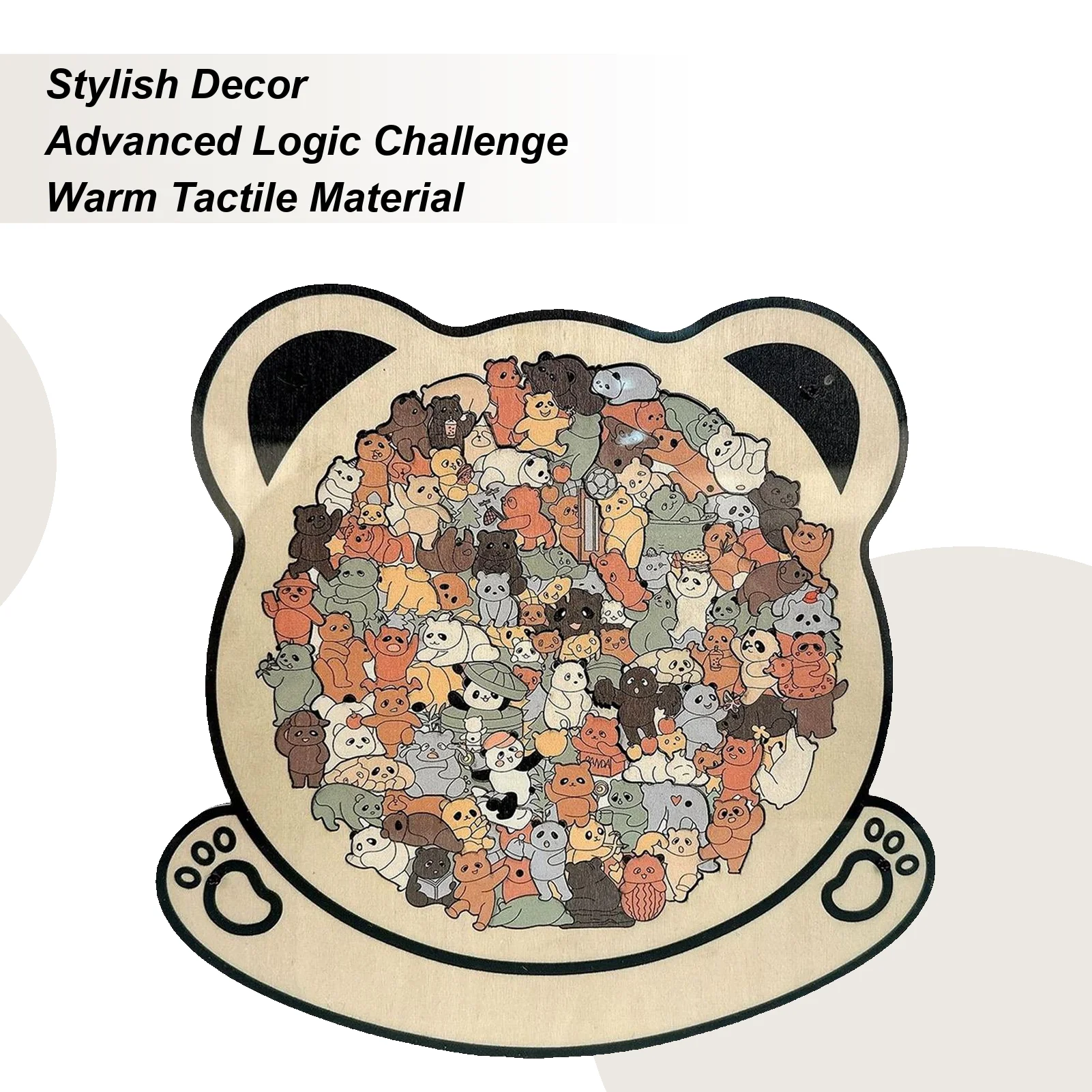 

Animal Puzzles For Kids Colored Dog Framed Board Game Wooden Colored Animal Jigsaw Puzzle For Adult Youth Elderly Friend