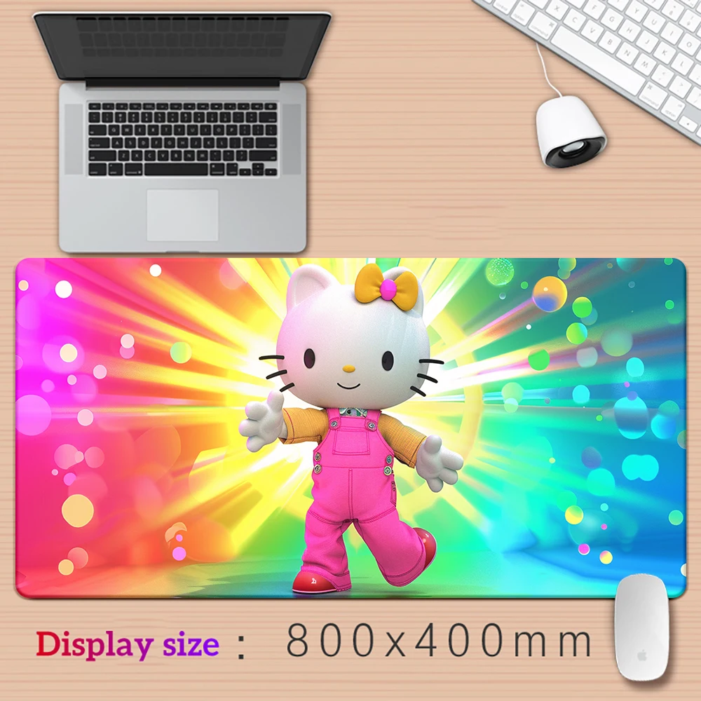 Large Mousepad XXL hello Kitty Mouse Pad Keyboard Gaming Accessories Mouse Mats Game Office Computer PC Gamer Laptop Desk Mat