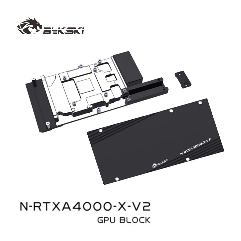 

Охладитель графического процессора Bykski для Leadtek RTX A4000, металлический водяной блок VGA, холодильник для воды для placas de AFP N-RTXA4000-X-V2