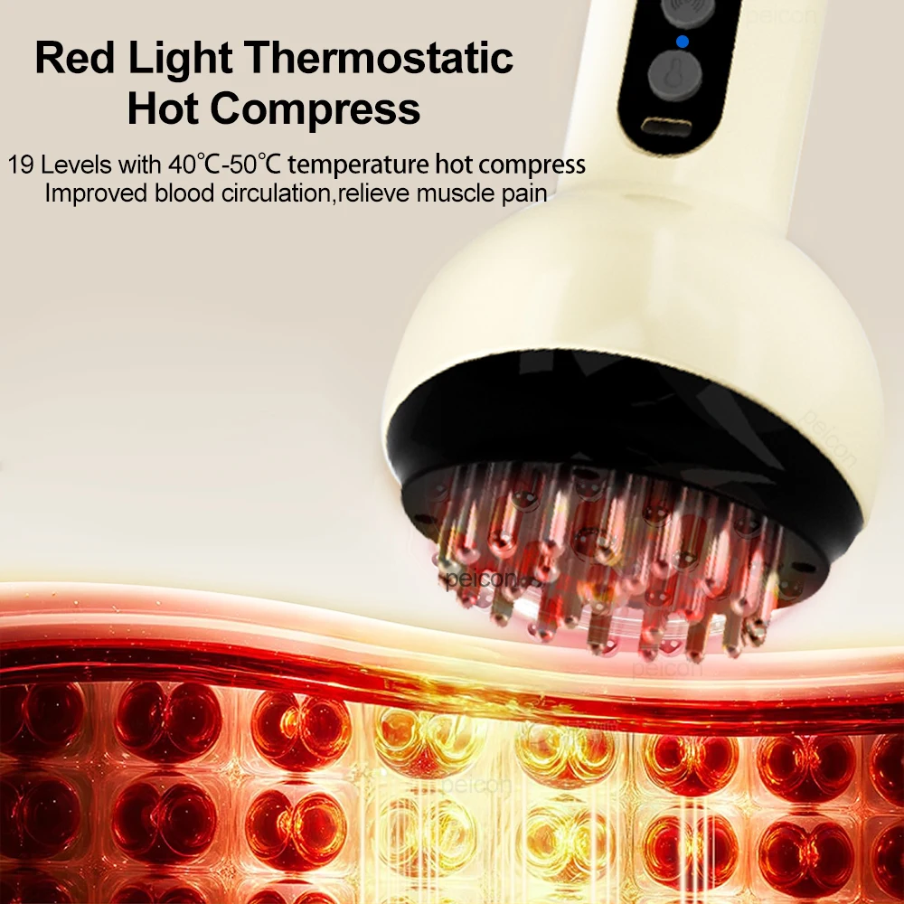 Electric Multifunctional Meridian Dredging and Scraping Device Cupping Massager Wireless Guasha Massager Body Shaping  ﻿ - Image 4