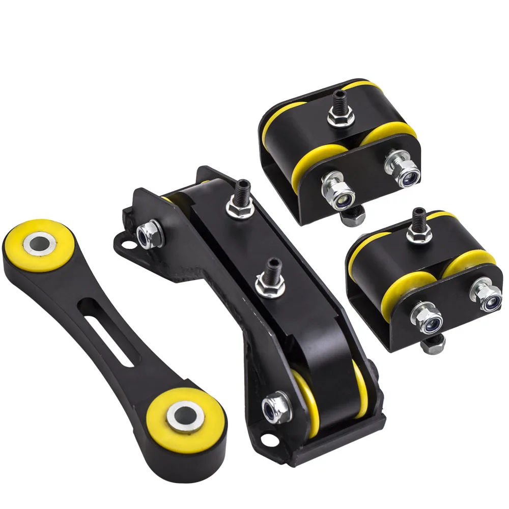 Suporte dianteiro do motor de 4 pces & montagem trans automática para subaru legado gt 2005-2010 2011