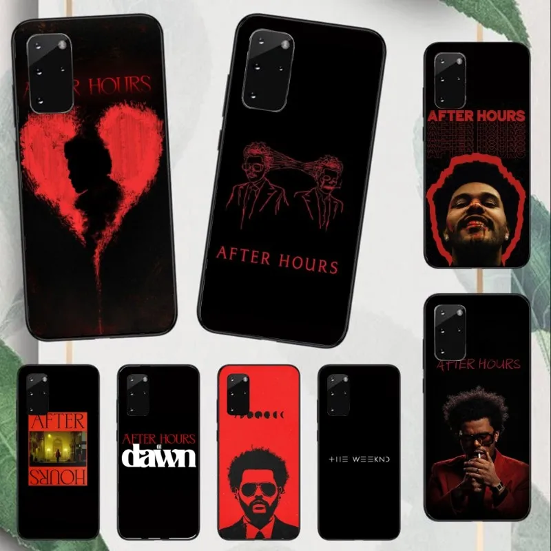 Weekend After Hours Cell Phone Case for Samsung Note 9 10 20 Plus Pro Ultra J6 J5 J7 J8 Black Soft Phone Cover Funda