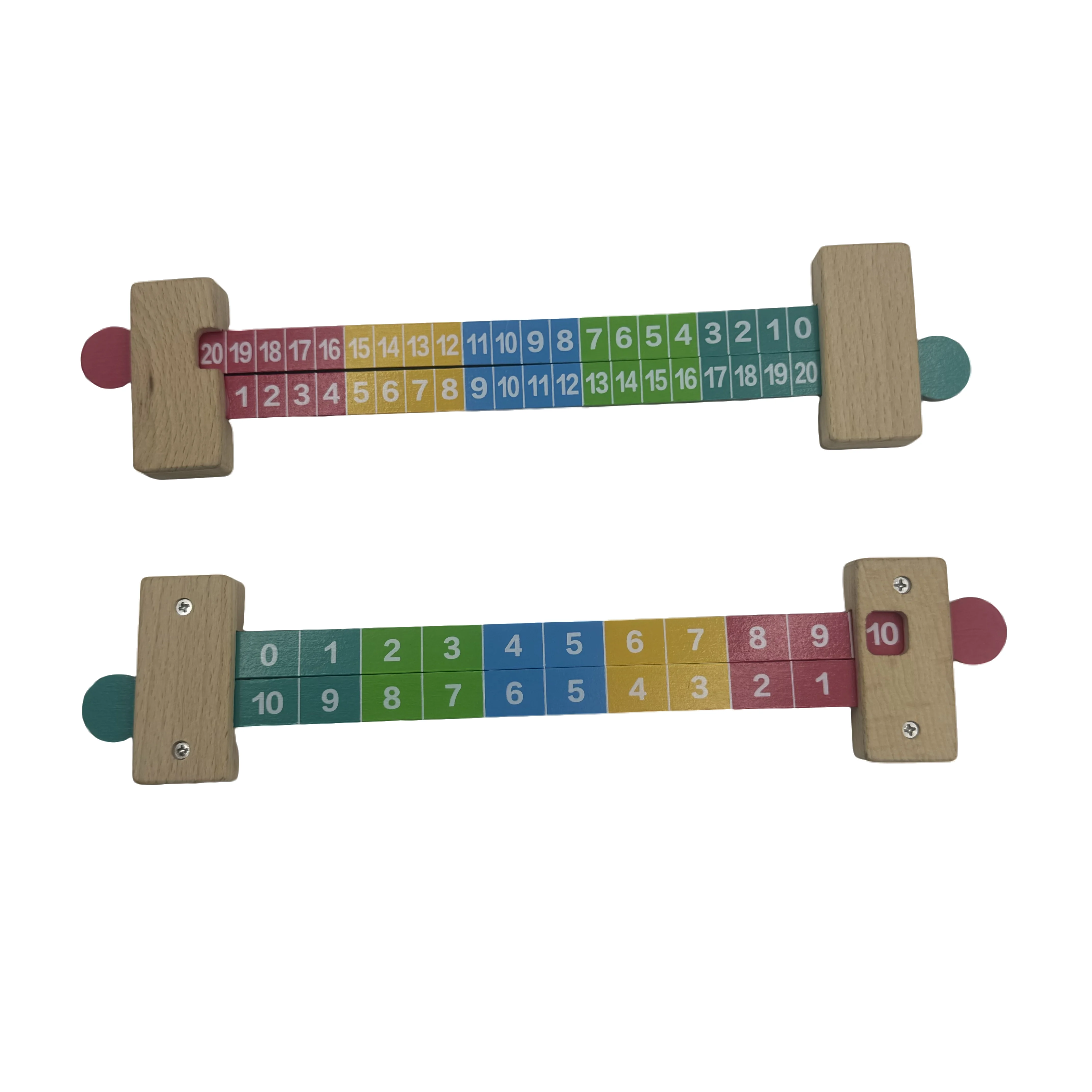 1 Pc 어린이 나무 수학 산술 장난감 교육 추가 눈금자 교육 번호 장난감 어린이를위한 선물 교육 보조