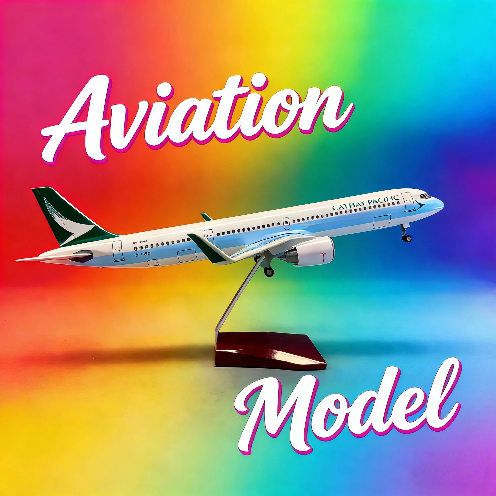 

A321 Airplane Model With LED Lights And Wheels Static Simulation Ornament For Home Decor Aviation Enthusiasts